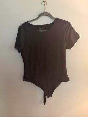 House of Harlow 1960 Black Short Sleeve Bodysuit